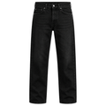 Premium Straight-Fit Denim Jeans – Washed Black | FLUNTSTAN